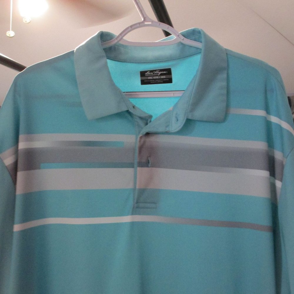 Men's Golf Polo Shirt - Ben Hogan - 2XL - Light Blue